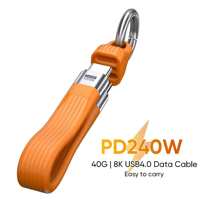Cable llavero USB4 de 240W